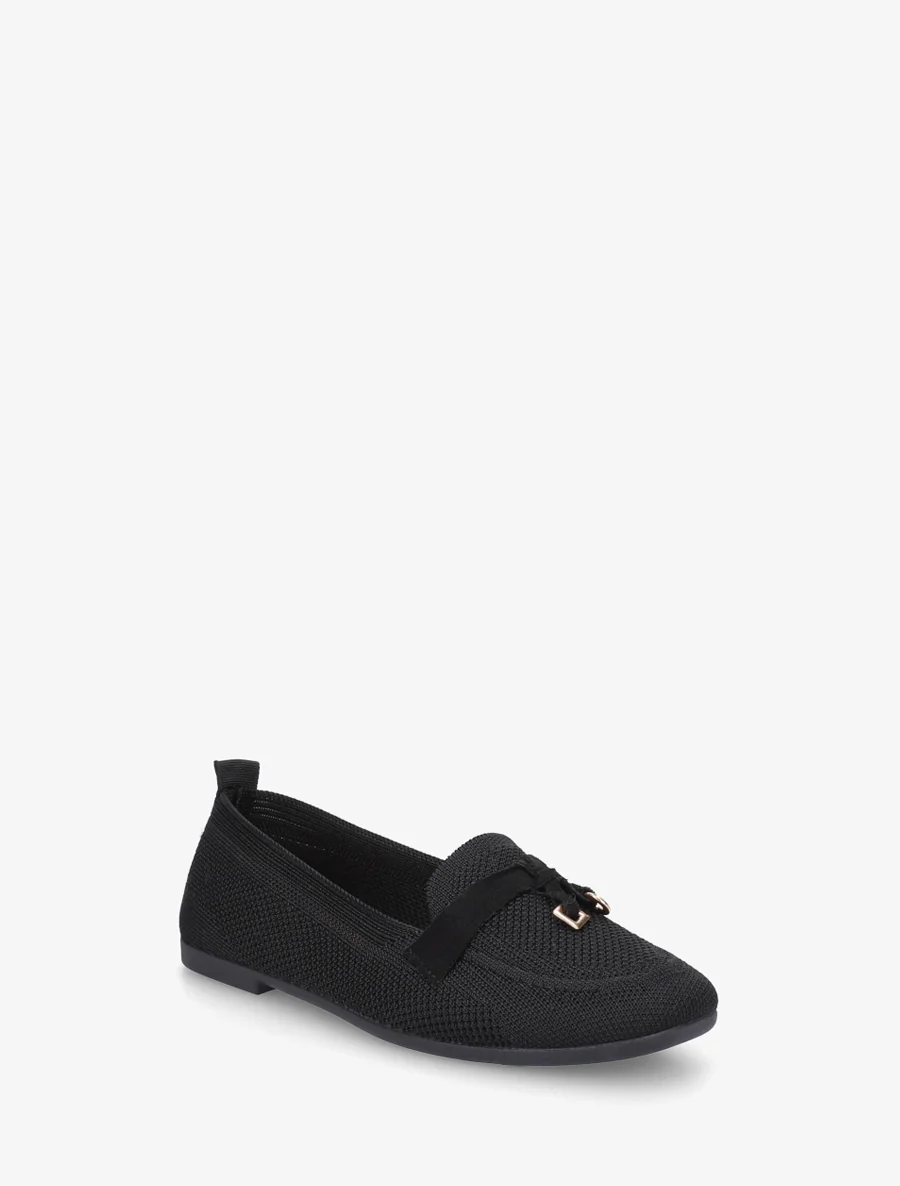 Sieraden stoffen mocassins - Zwart - Image 2