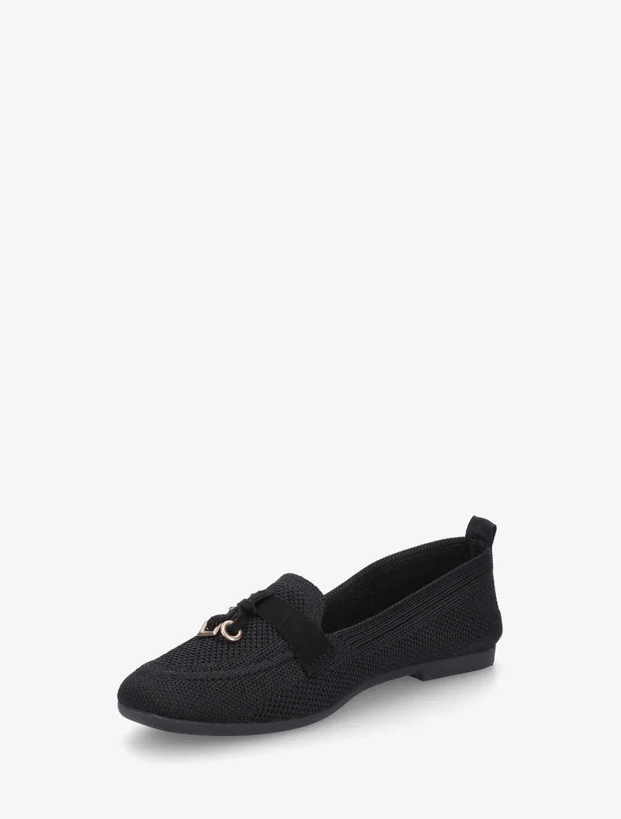 Sieraden stoffen mocassins - Zwart - Image 3