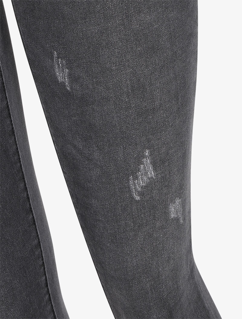 Skinny jeans met scheuren - Grijs - Image 3