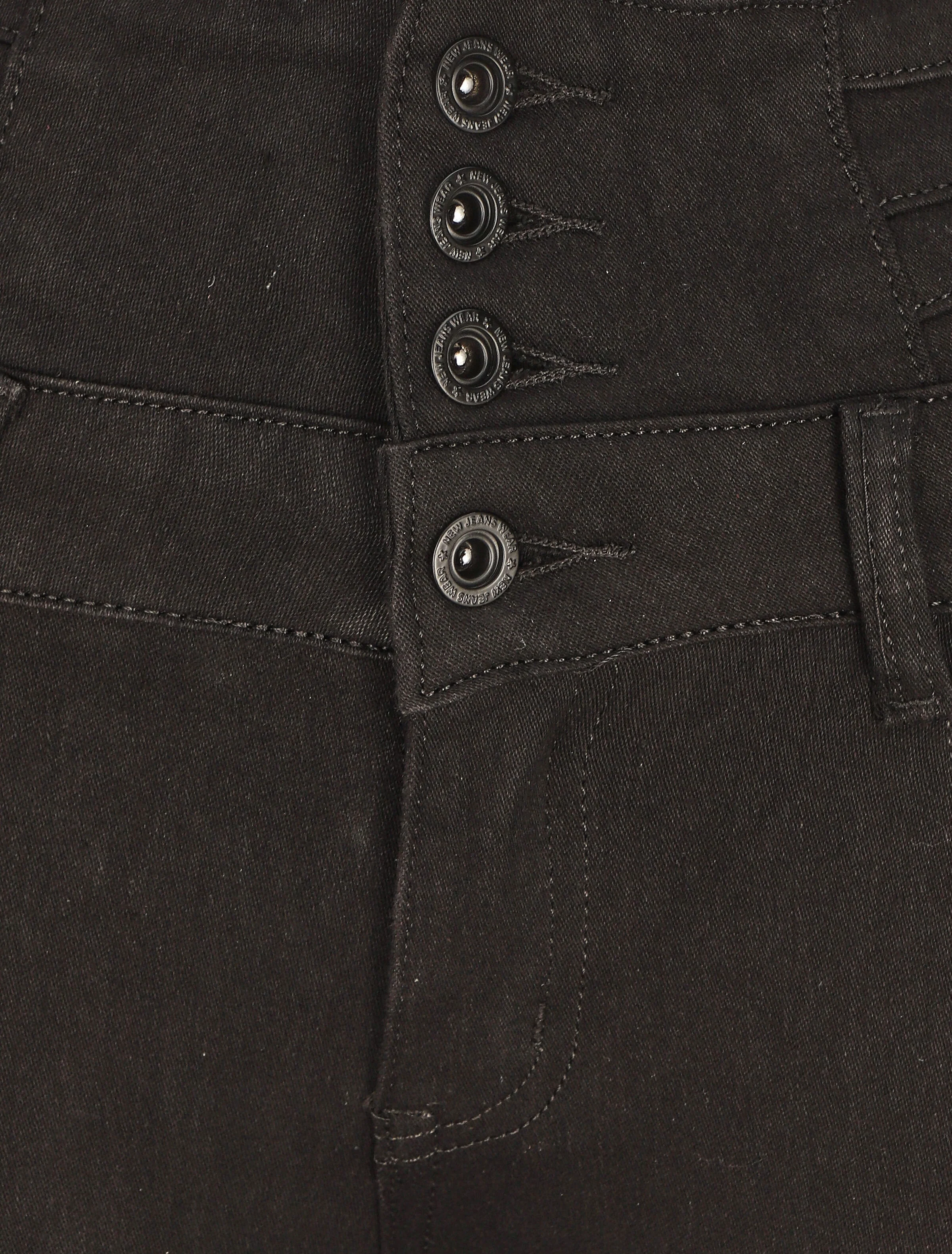 Skinny jeans met slanke buik effect - Zwart - Image 3