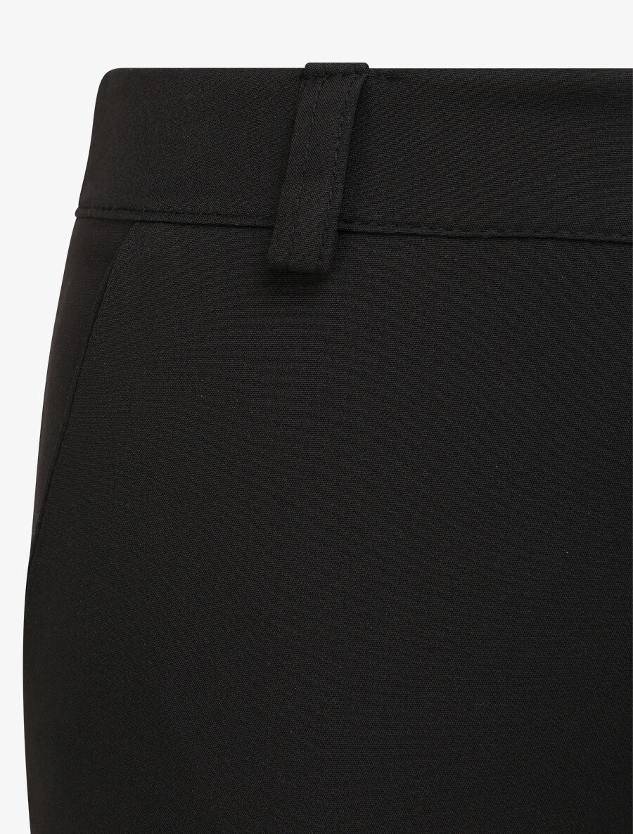 Slim fit 7/8 standaard maat broek - Zwart - Image 3