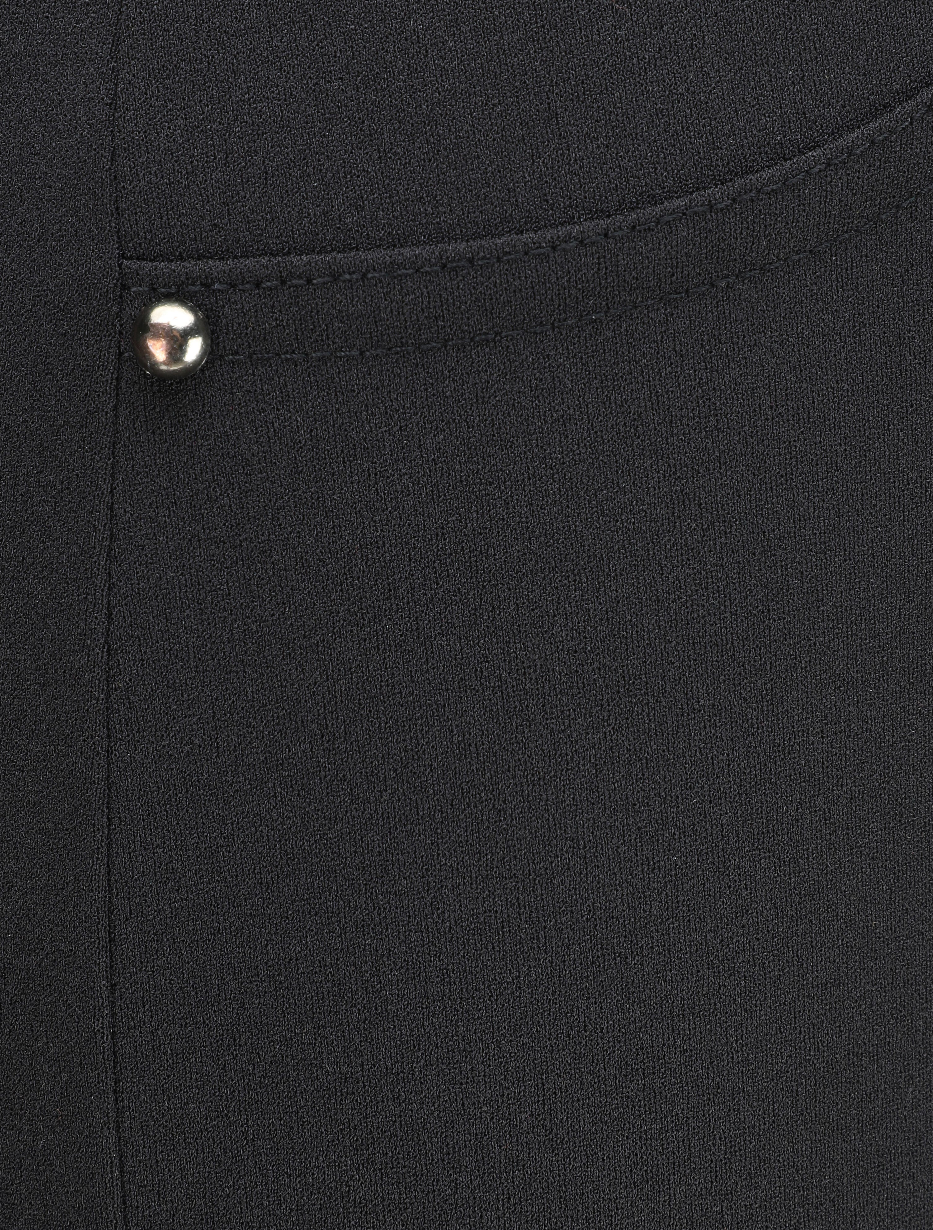 Slim fit elastische taillebroek - Zwart - Image 3