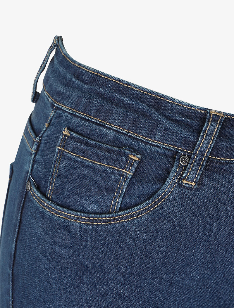 Slim fit jeans met normale taille - Denim brut - Image 3