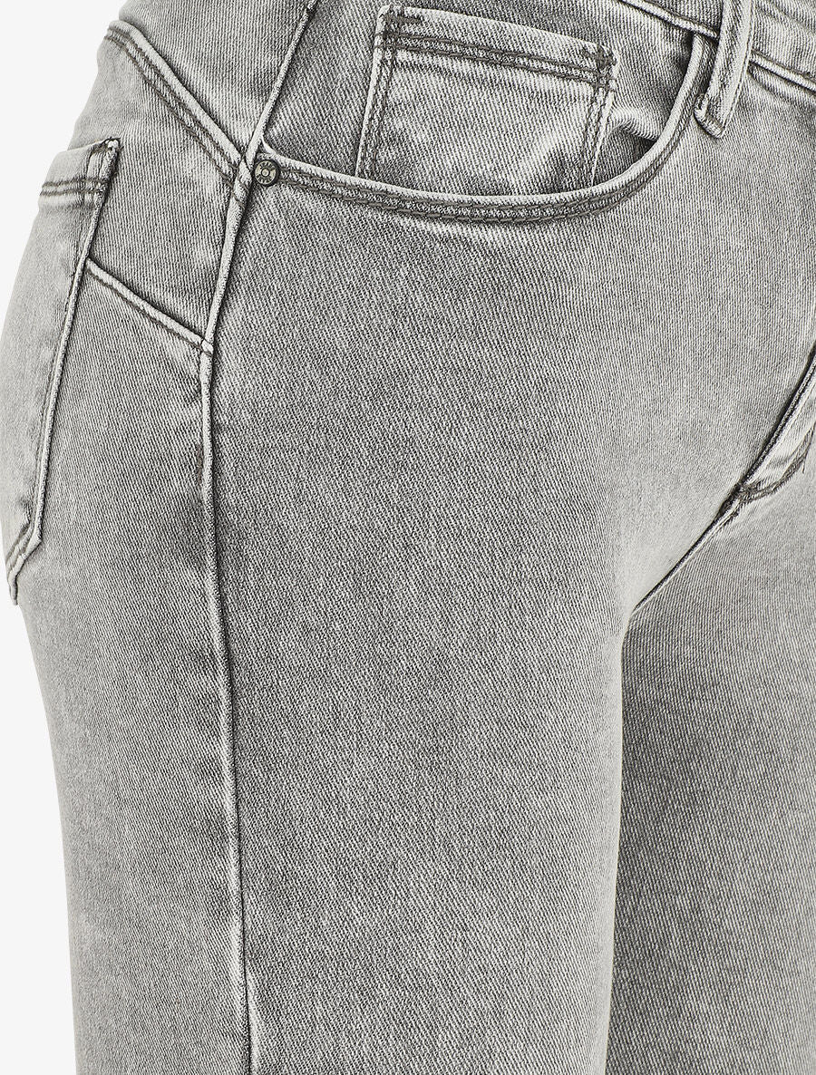 Slim fit push up jeans - Grijs - Image 3