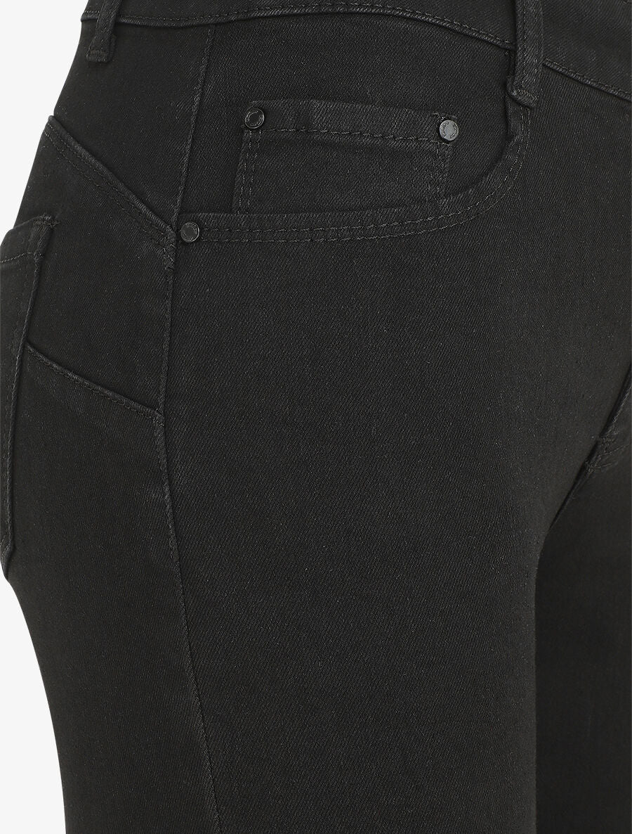Slim fit push up jeans - Zwart - Image 3