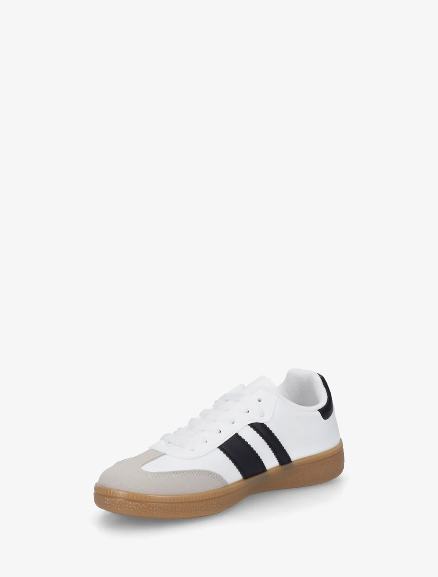 Sneakers met contrasterende strepen - Wit - Image 3