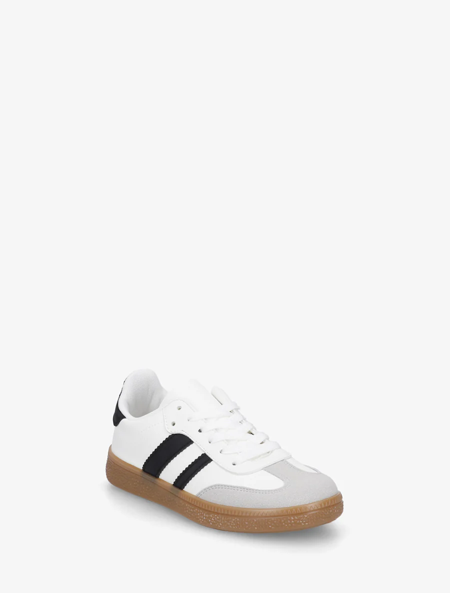 Sneakers met contrasterende strepen - Wit - Image 2