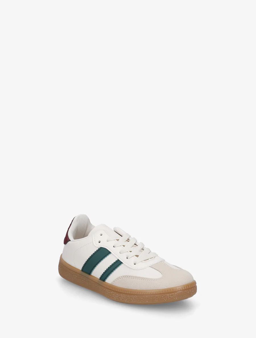Sneakers met contrasterende strepen - Beige - Image 2