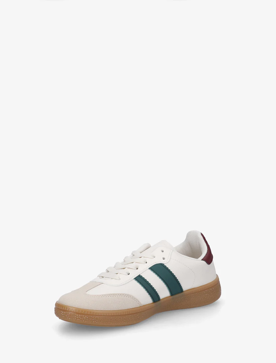 Sneakers met contrasterende strepen - Beige - Image 3