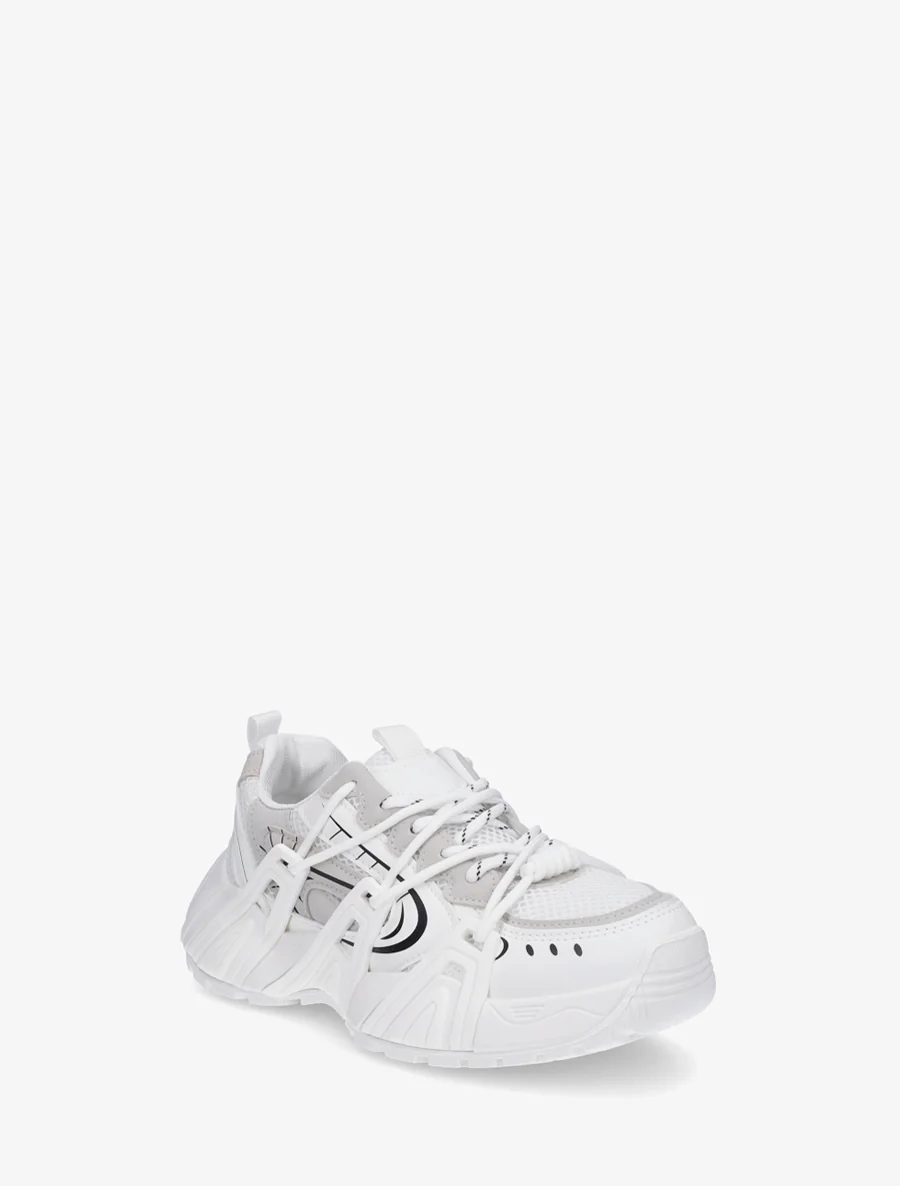 Sneakers met dubbele veters - Wit - Image 2