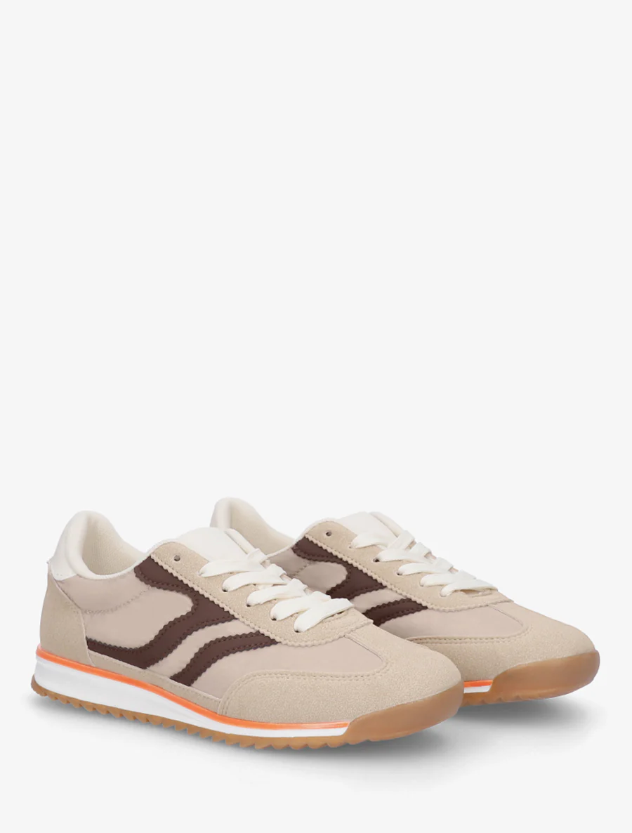 Sneakers met dubbele veters - Mol - Image 4