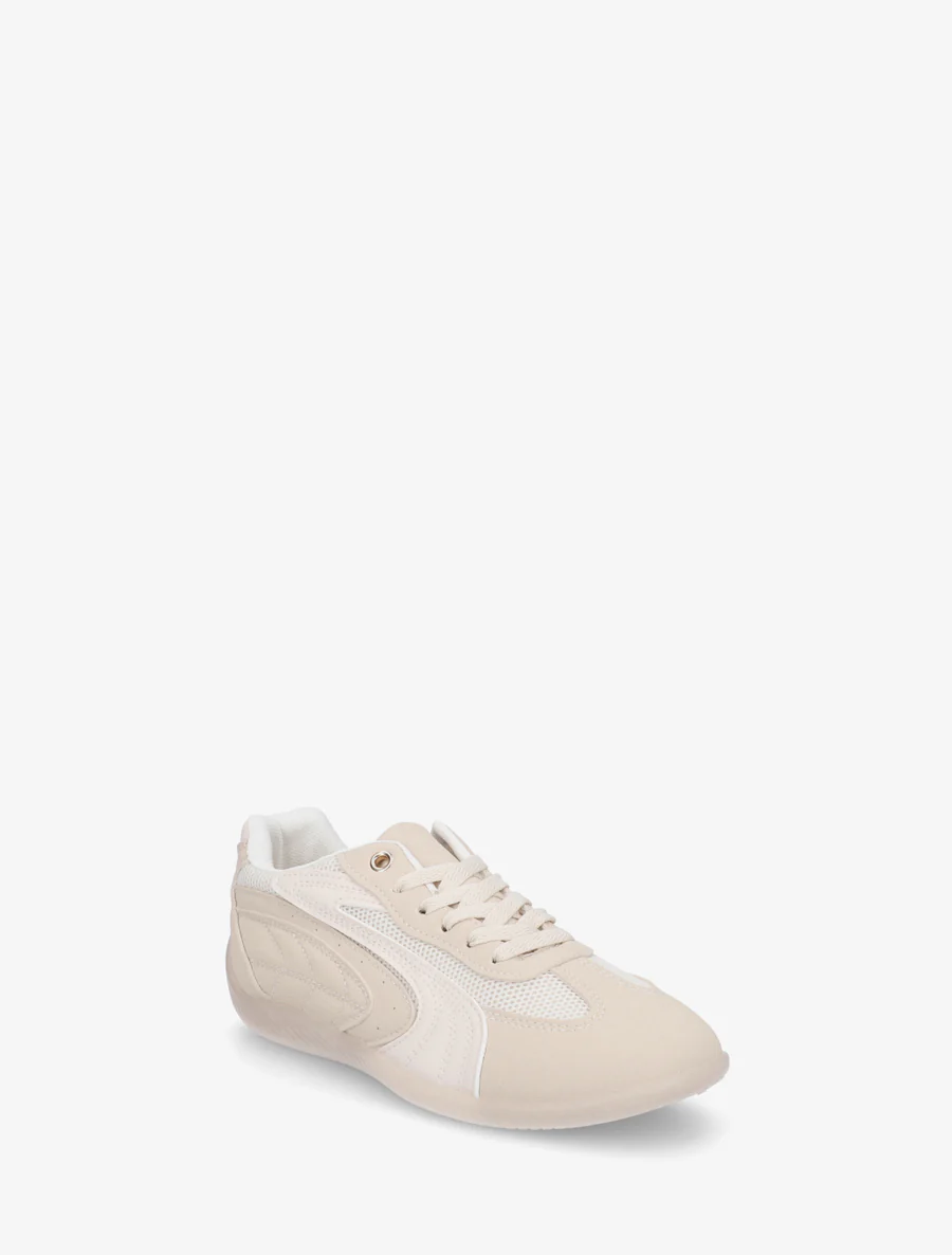 Sneakers met nubuck-effect en mesh inzetstukken - Mol - Image 2