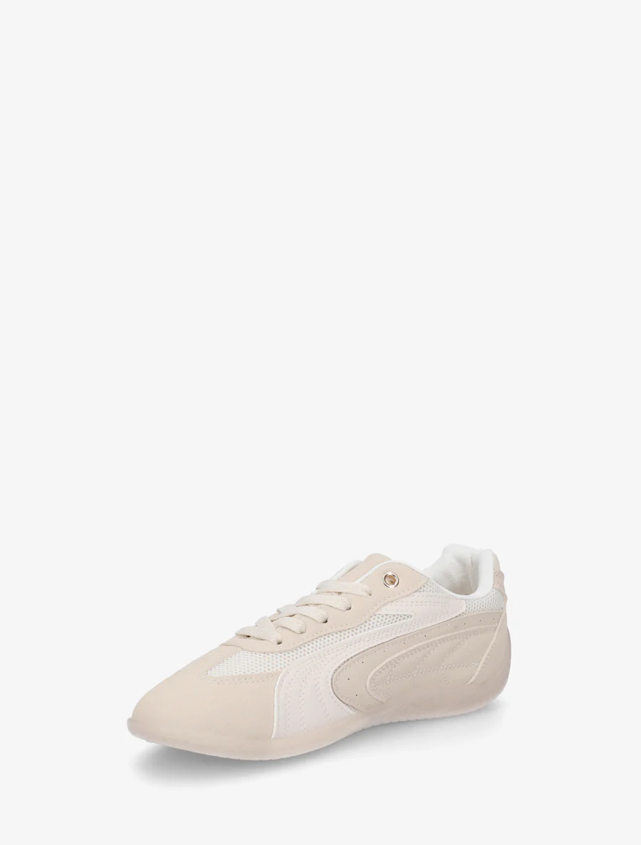 Sneakers met nubuck-effect en mesh inzetstukken - Mol - Image 3