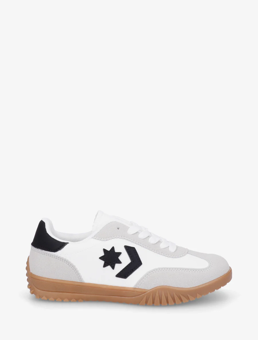 Sneakers met sterinzetstukken - Wit