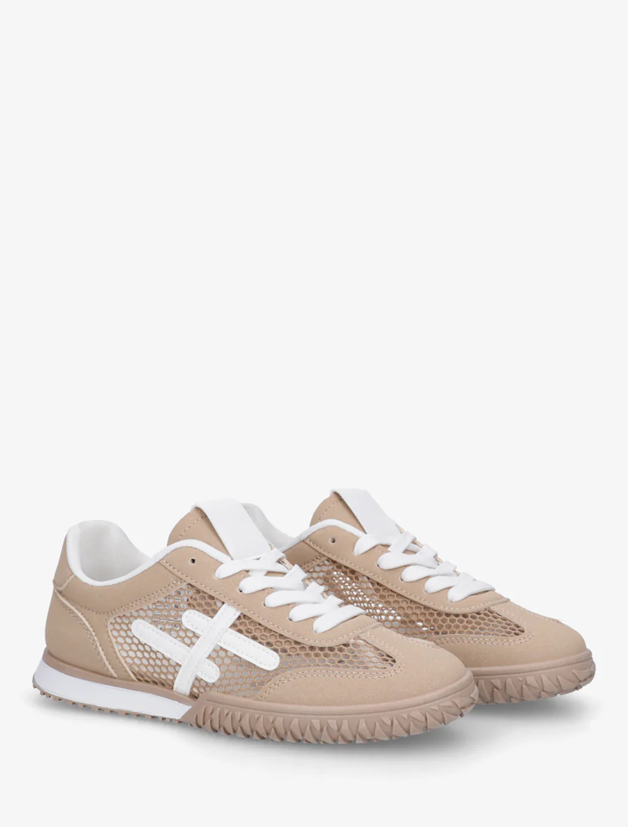 Sneakers met strepen en wafelstof. - Mol - Image 4