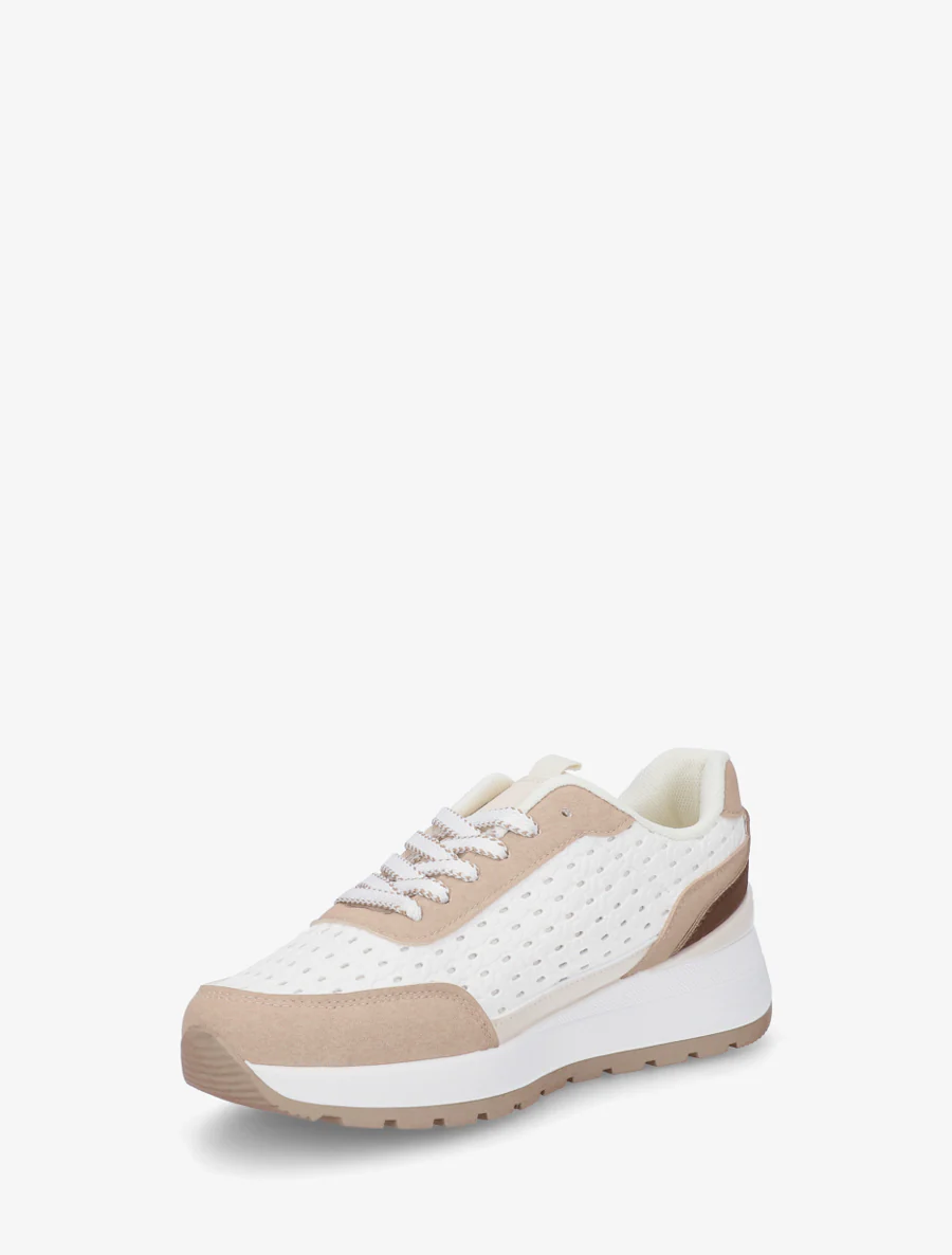 Sneakers van imitatie vlechtwerk - Mol - Image 3