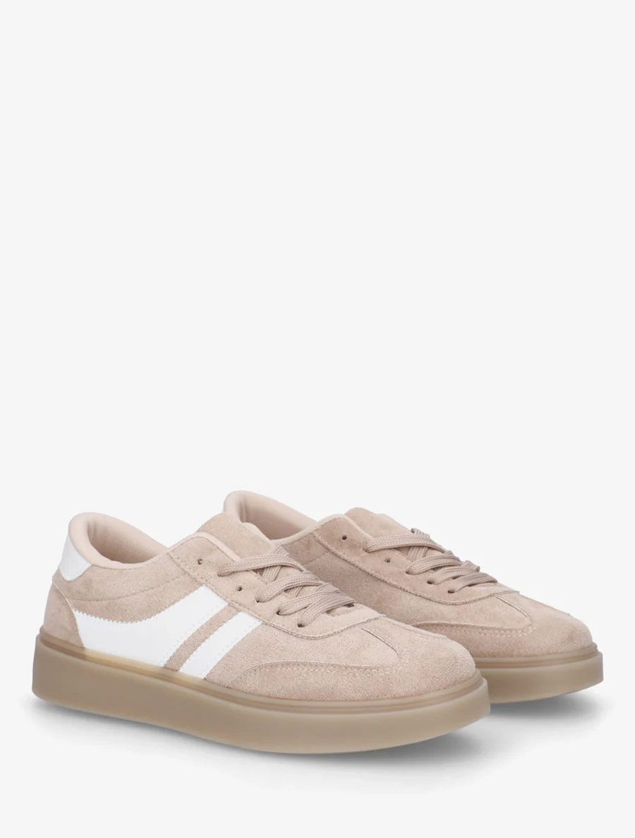 Sneakers van suèdine met contrasterende banden - Mol - Image 4
