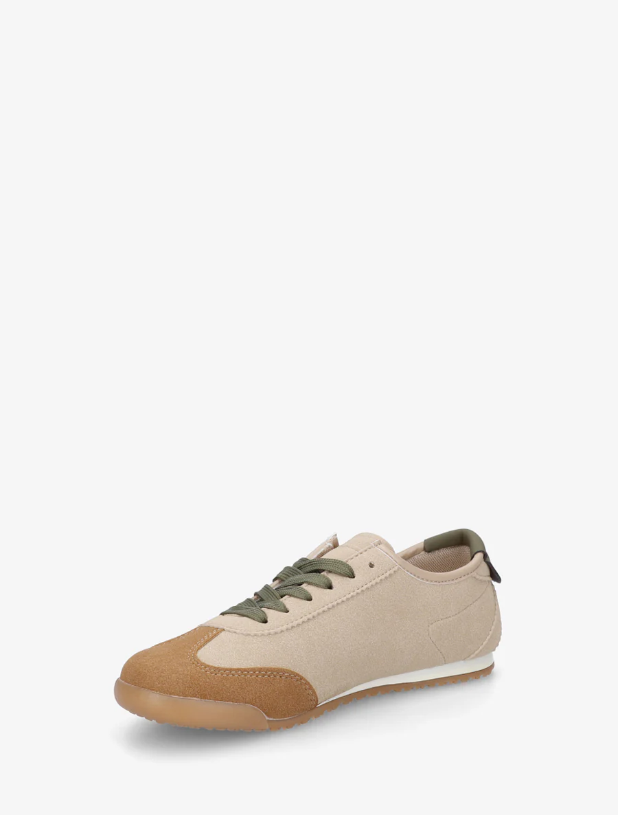 Sneakers van suèdine met grafisch inzetstuk - Mol - Image 3