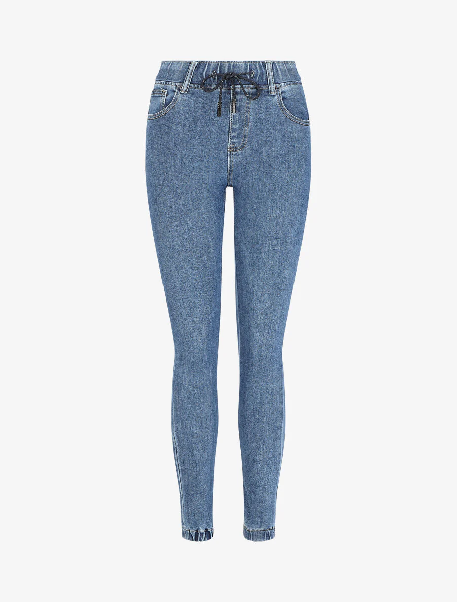 Standaard slim fit joggingbroek - Blauw