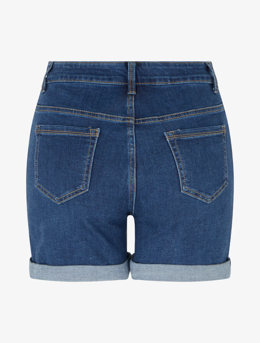 Standaard taille spijkershort - Blauw - Image 2