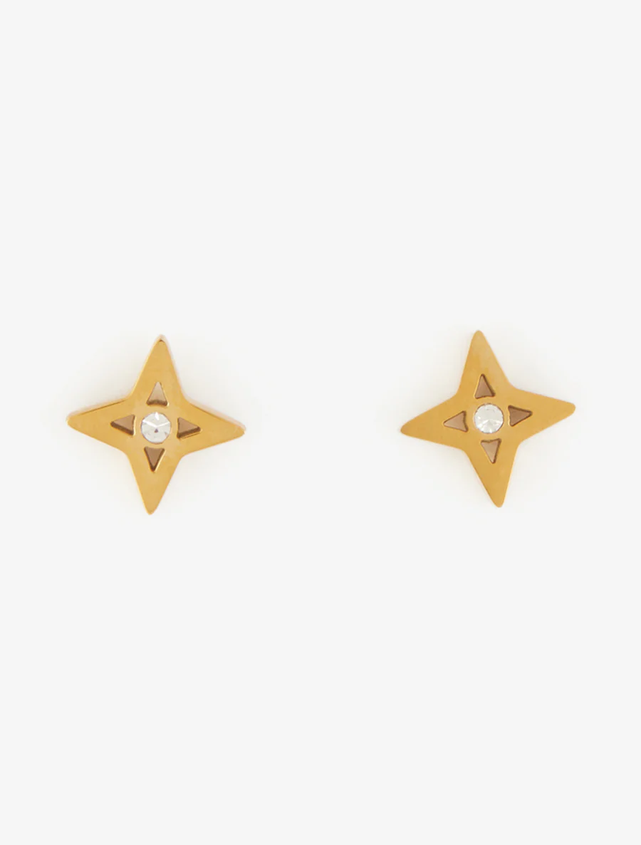 Sterren oorknopjes - Goud - Image 2
