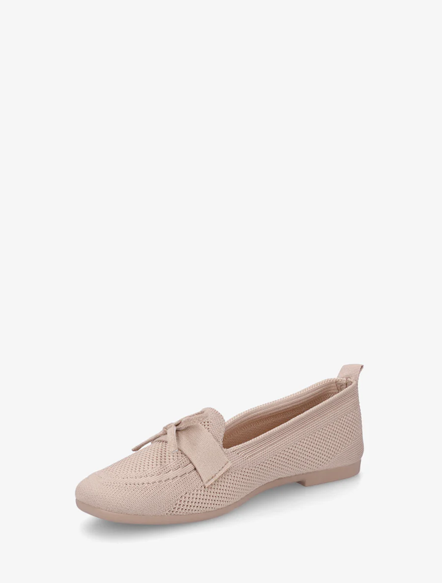 Stoffen mocassins met strikje - Mol - Image 3