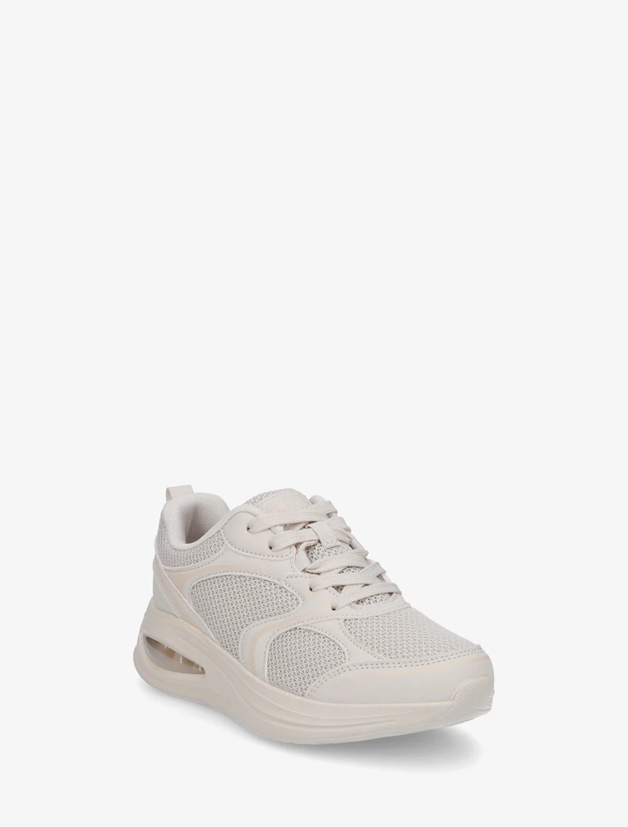 Stoffen sneakers met luchtbelzool - Beige - Image 2