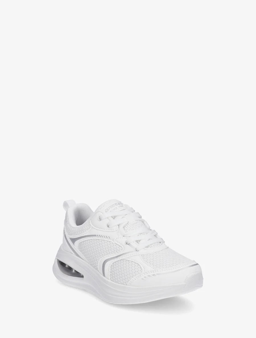 Stoffen sneakers met luchtbelzool - Wit - Image 2