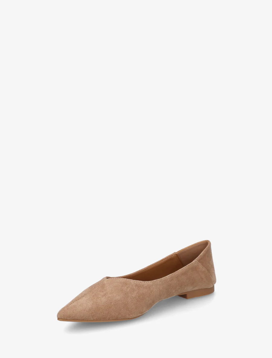Suède ballerina's met puntige neuzen - Mol - Image 3