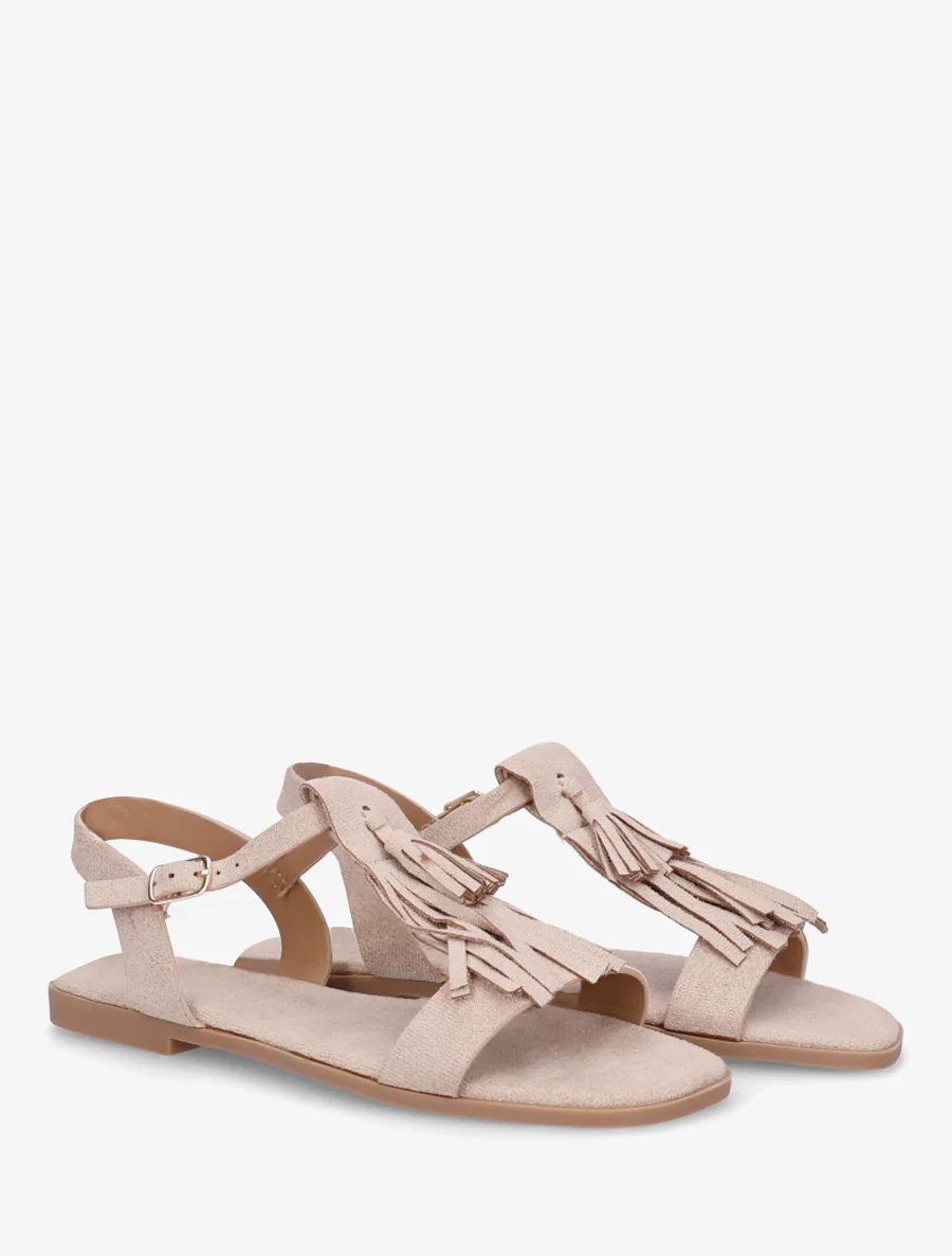 Suède franjes sandalen - Mol - Image 4