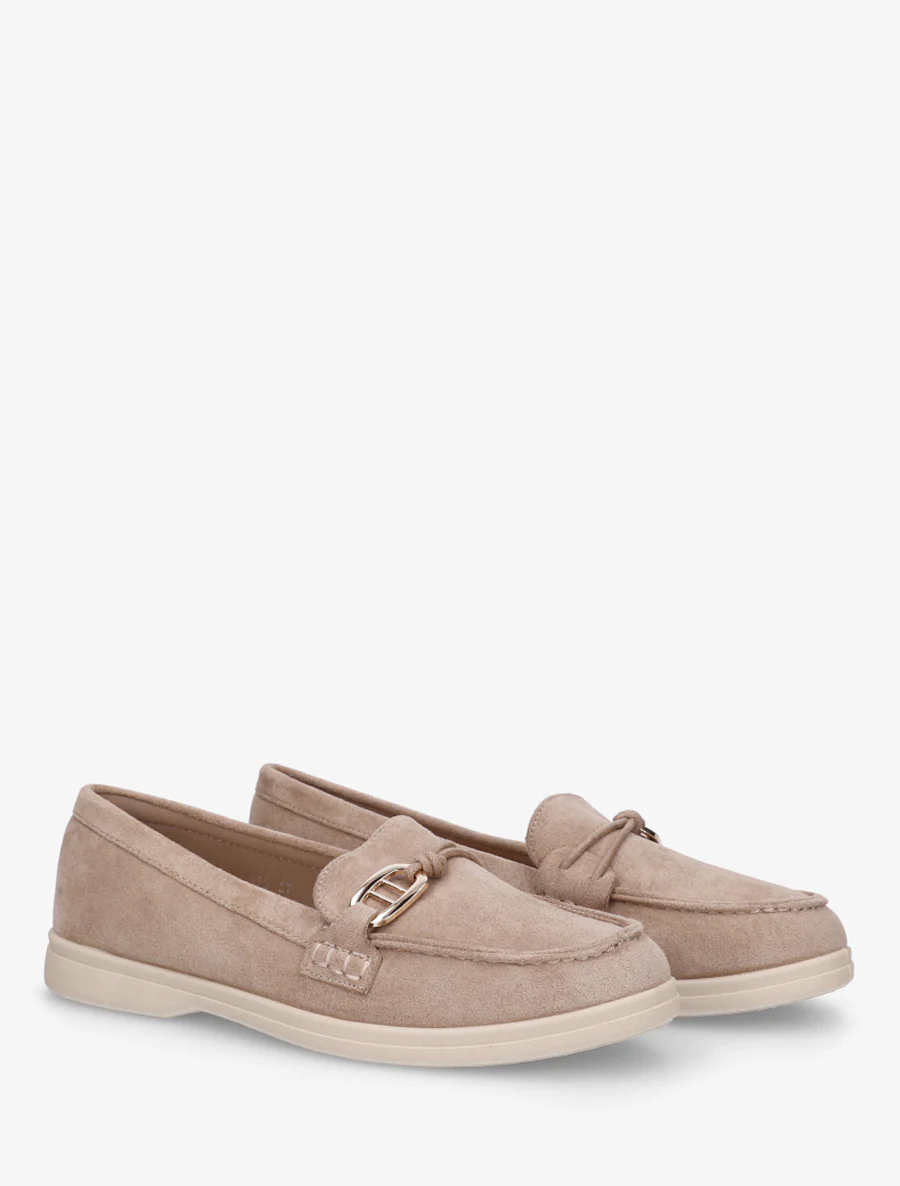 Suède loafers met decoratieve gesp - Mol - Image 4