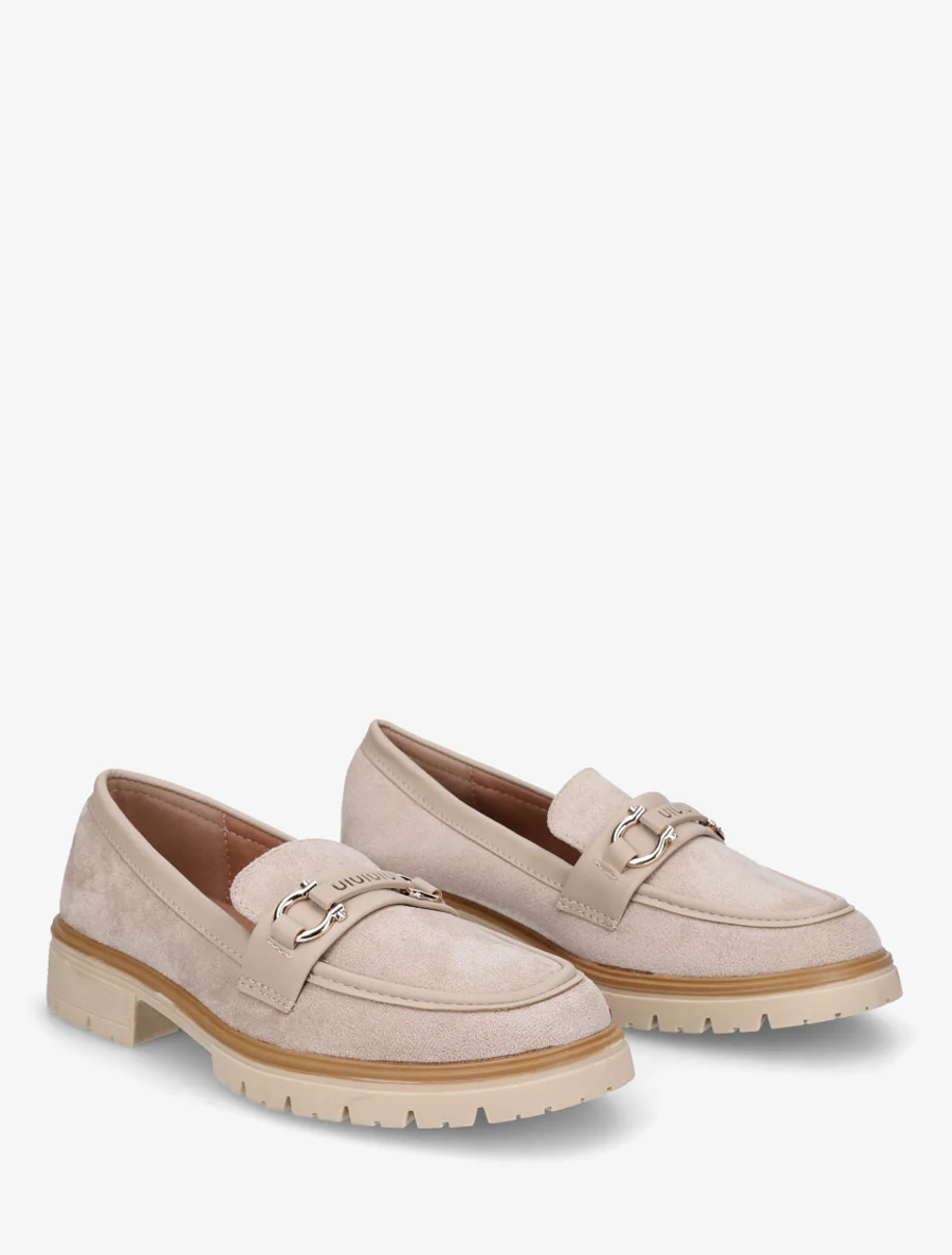 Suède loafers met decoratieve gesp - Mol - Image 4