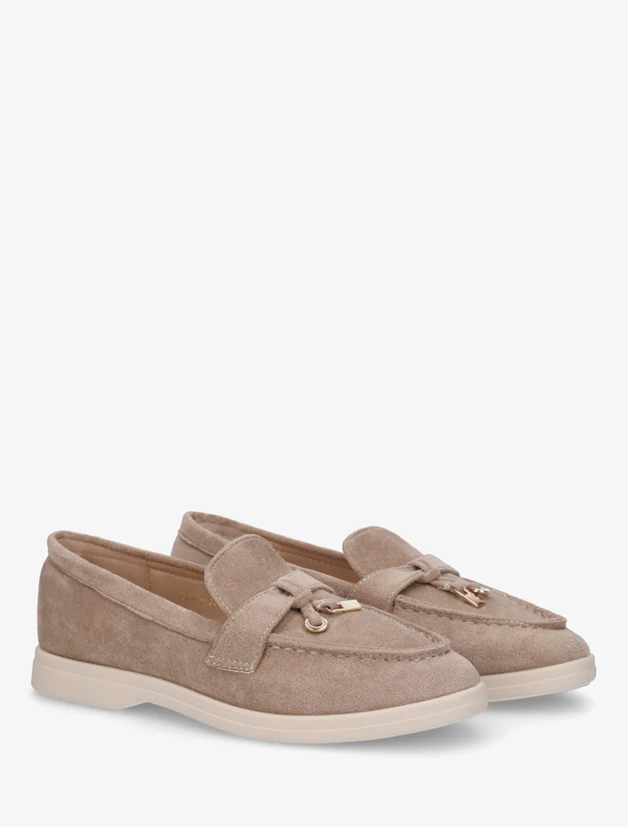 Suède loafers met decoratieve gesp - Mol - Image 4