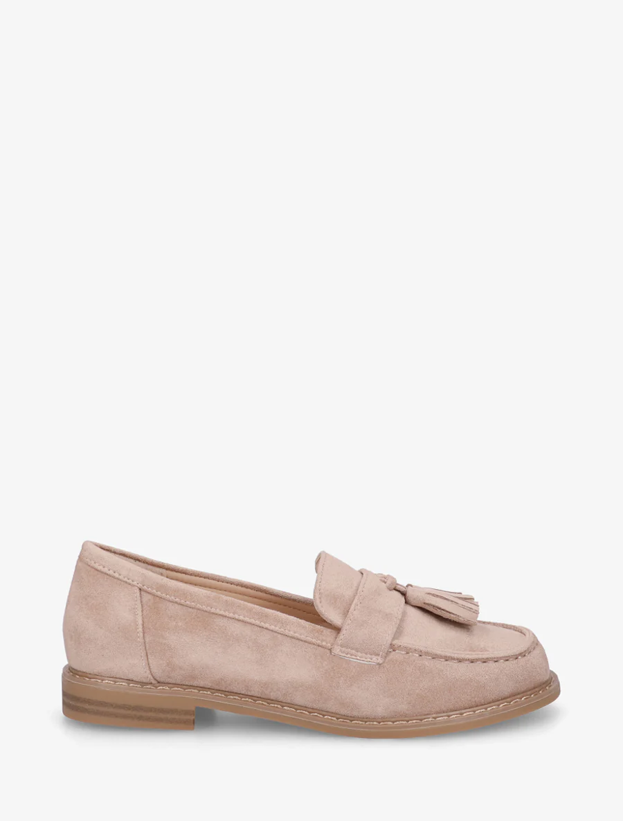 Suède loafers met kwastjes - Mol