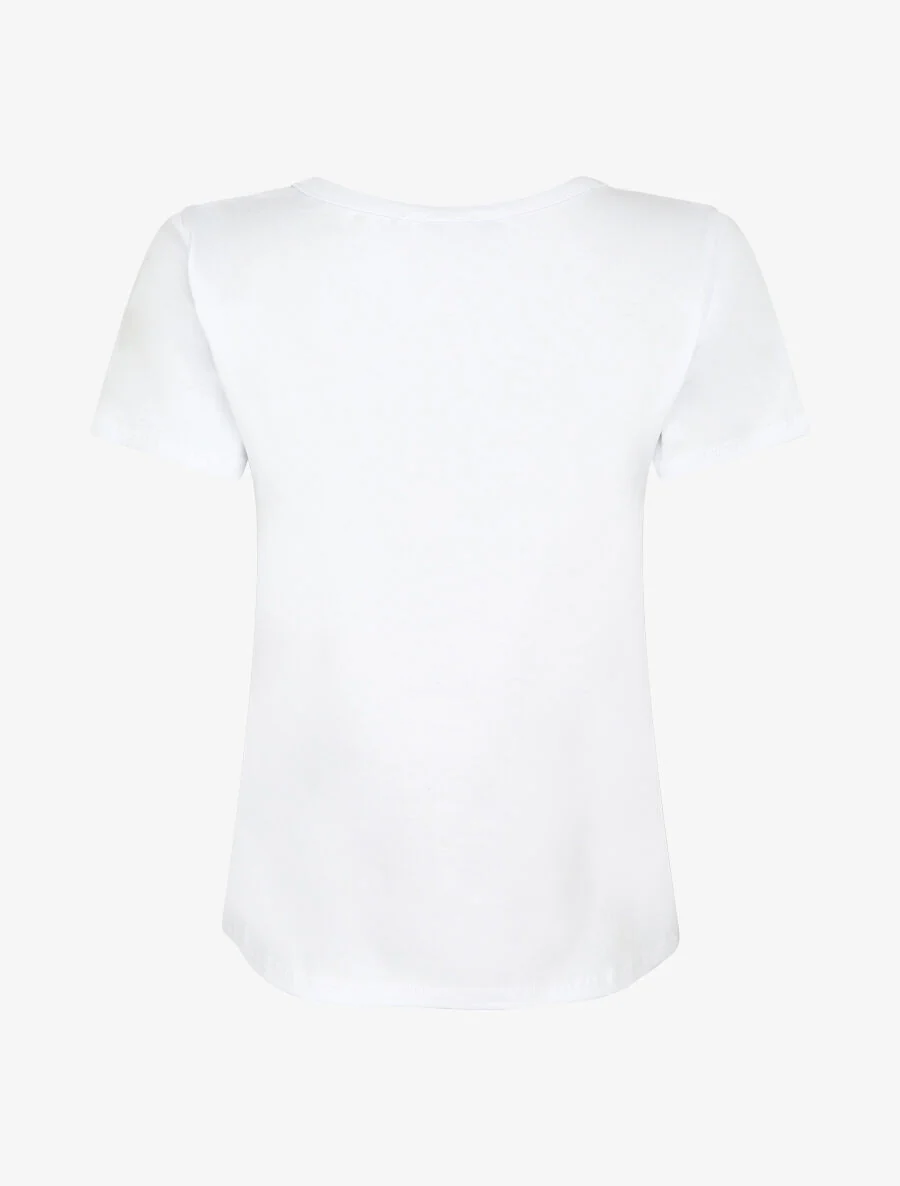 T-shirt met dromenvangerpatroon - Wit - Image 2