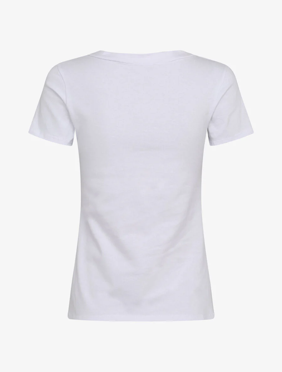 T-shirt slim Liefde is zoet - Wit - Image 2
