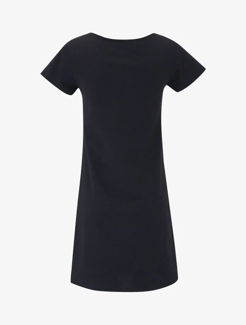 T-shirtjurk met bedrukking - zwart - Image 2