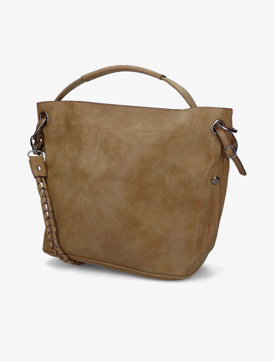 Elena shopper tas - Camel - Image 3