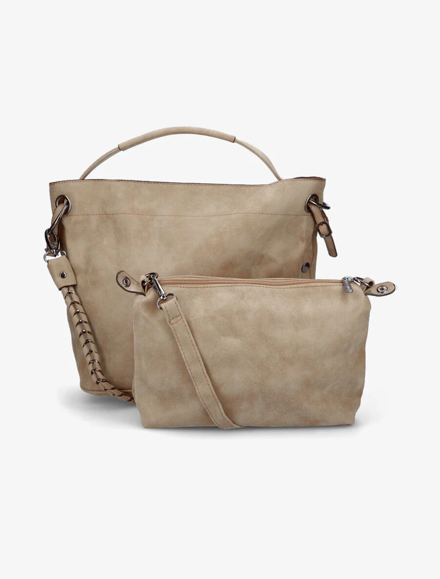 Elena boodschappentas - Beige - Image 2