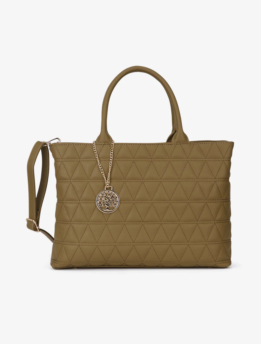 Emma shopper tas - Kaki
