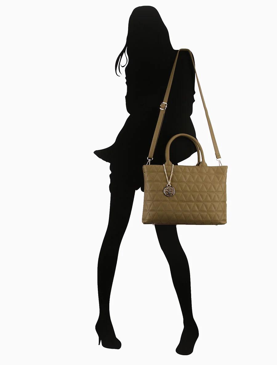 Emma shopper tas - Kaki - Image 5