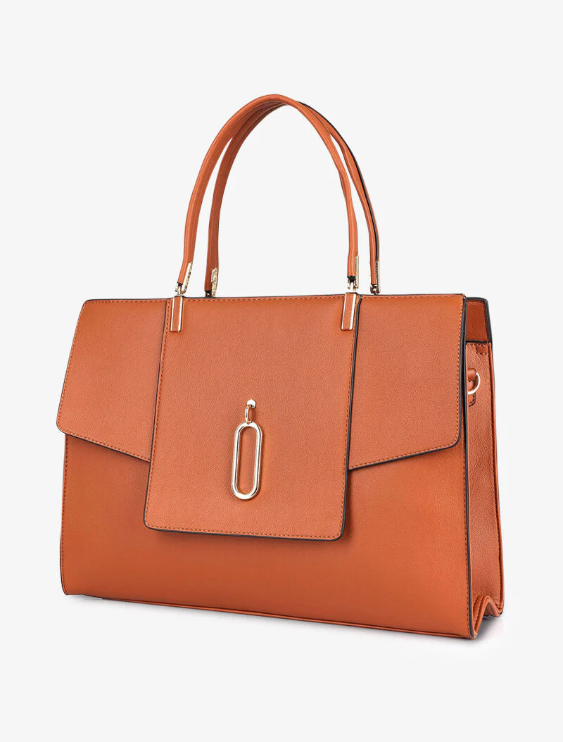 Lorène shopper tas - Camel - Image 2