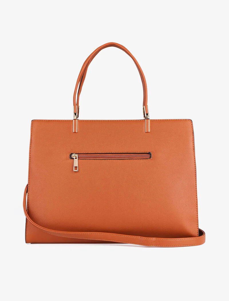 Lorène shopper tas - Camel - Image 3