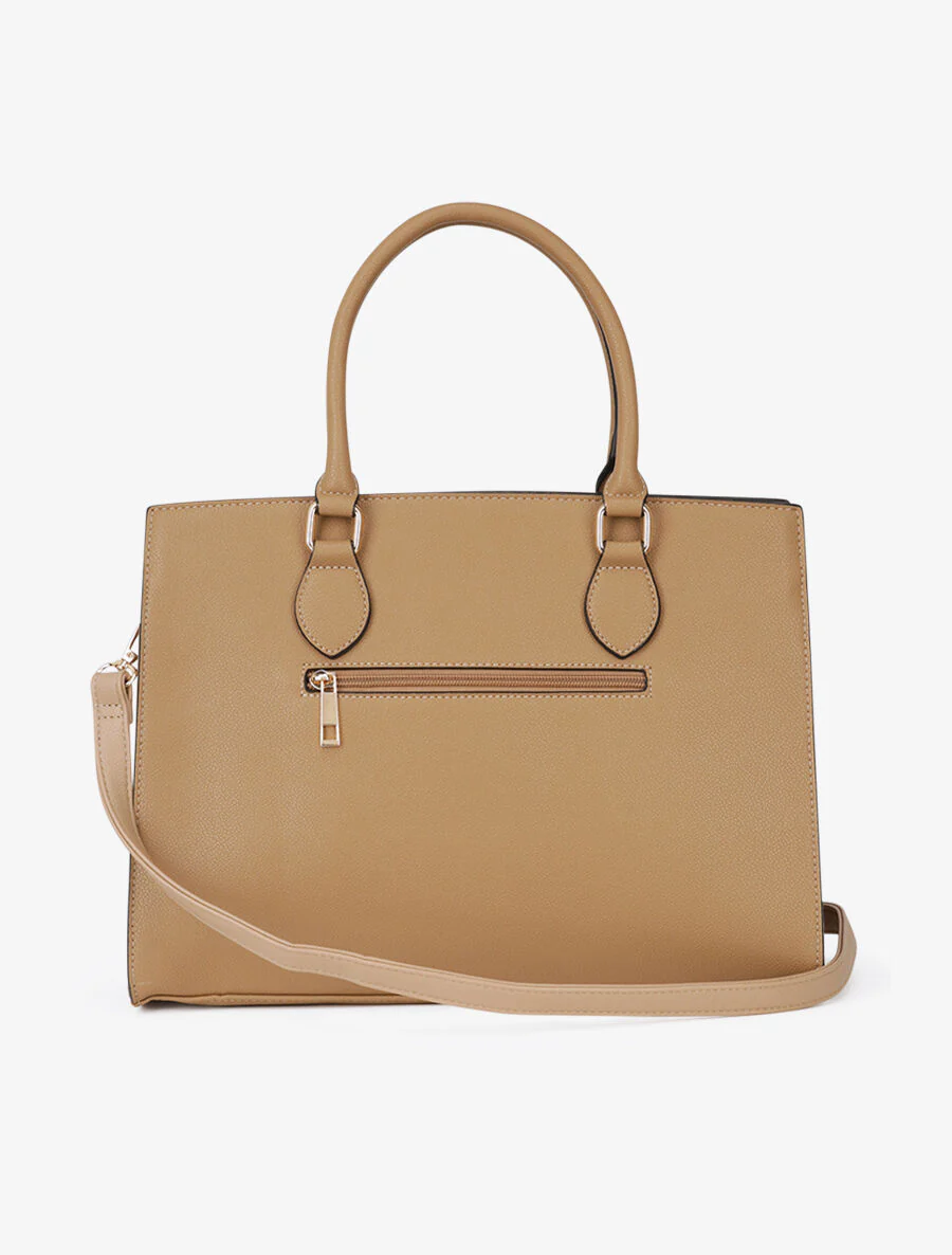 Caroline shopper tas - Taupe - Image 3