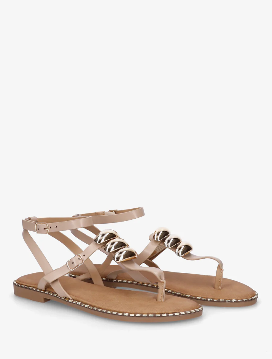 Teenslippers met metalen sieraden - Mol - Image 4
