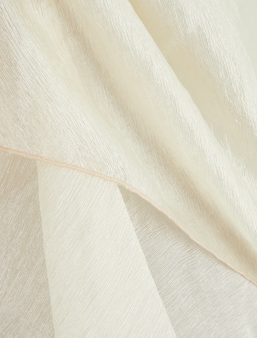 Textuurstof caraco - Ecru - Image 3