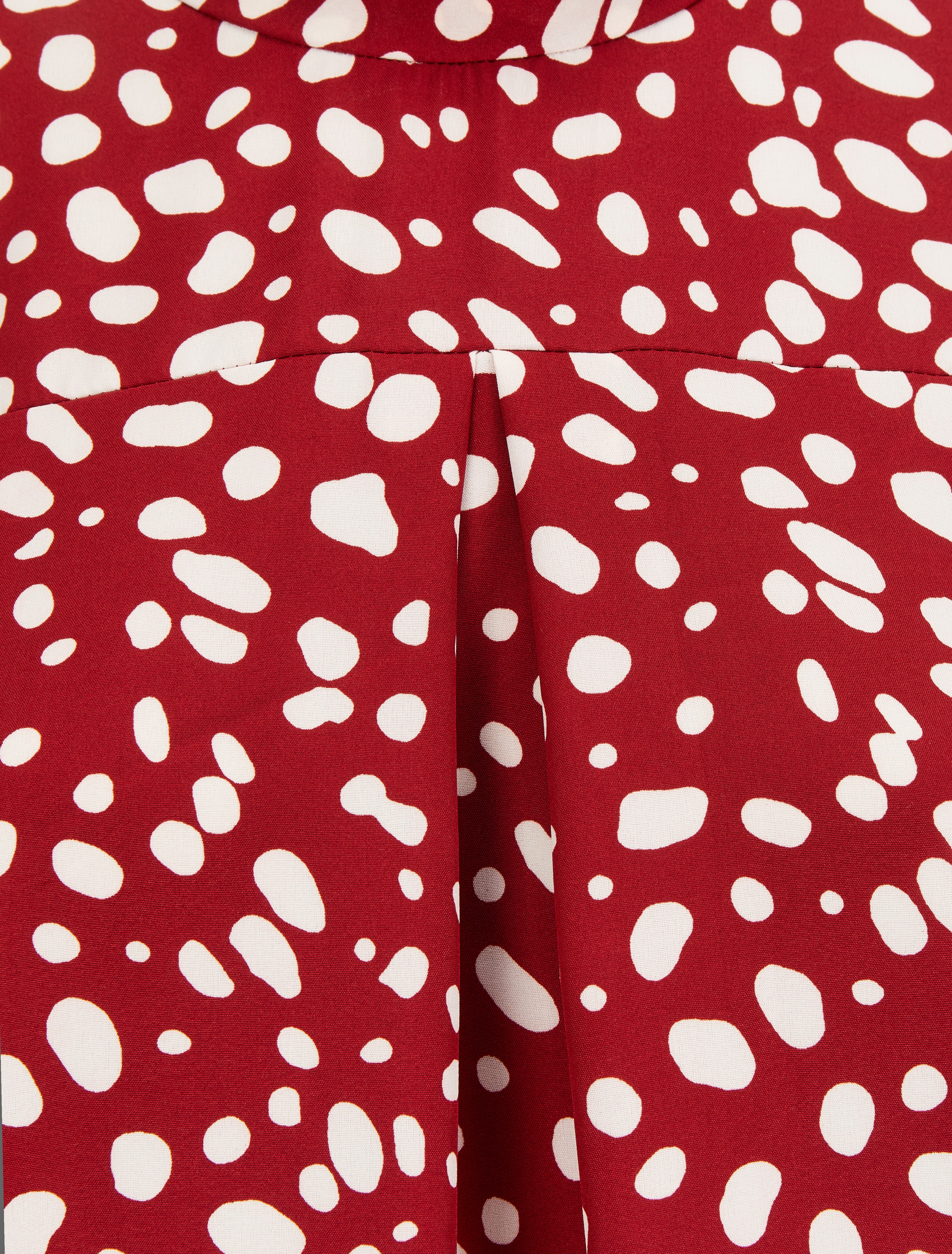 Top met dalmatiërprint - Rood - Image 3