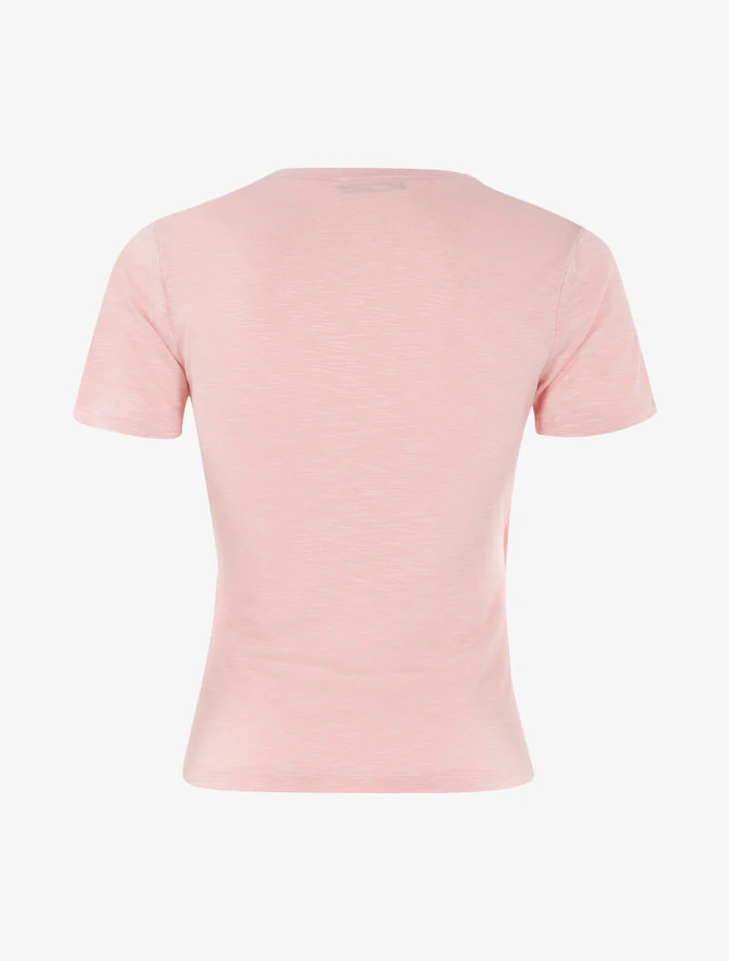 Top met strass op de schouders - roze - Image 2