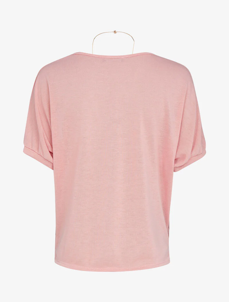 Top in mesh en halsketting - koraal - Image 2