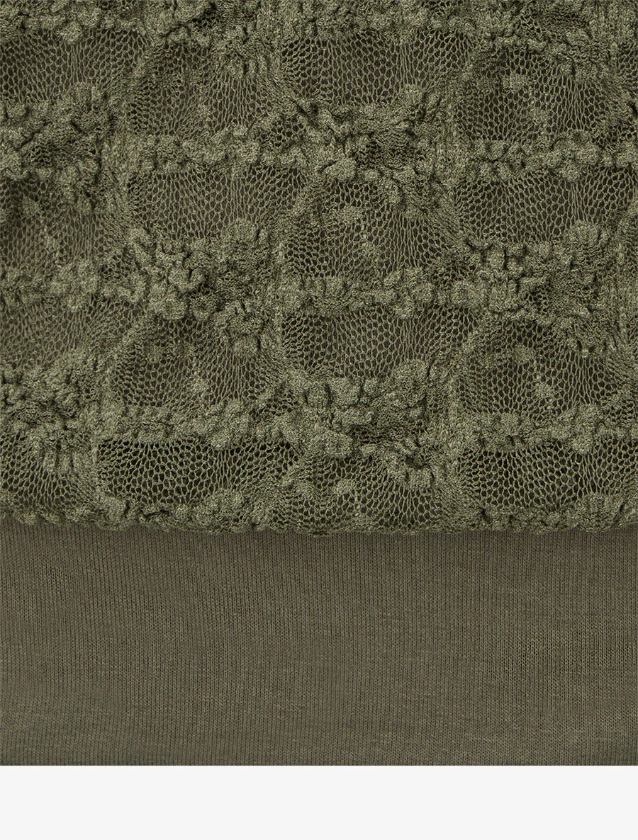 Top kantkogel - Kaki - Image 3